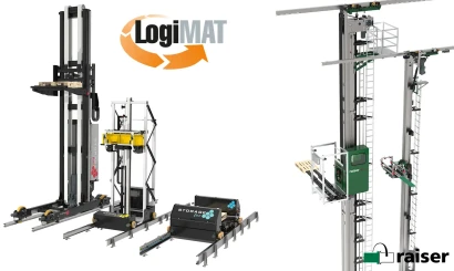 raiser präsentiert seine Regalbediengeräte auf der LogiMAT 2026